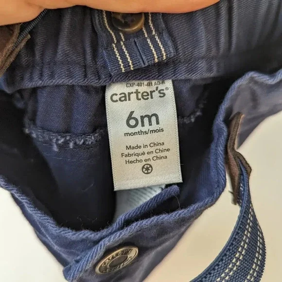 Baby Boy Carter's Pants and Suspenders Set / 6 mths. - Picture 4 of 5